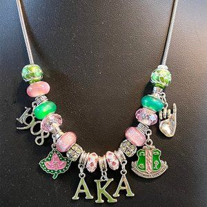 Alpha Kappa Alpha Cherish Charm Necklace